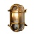 Classic with a refined design outdoor wall lamp matt gold/brass