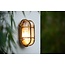 Classic with a refined design outdoor wall lamp matt gold/brass