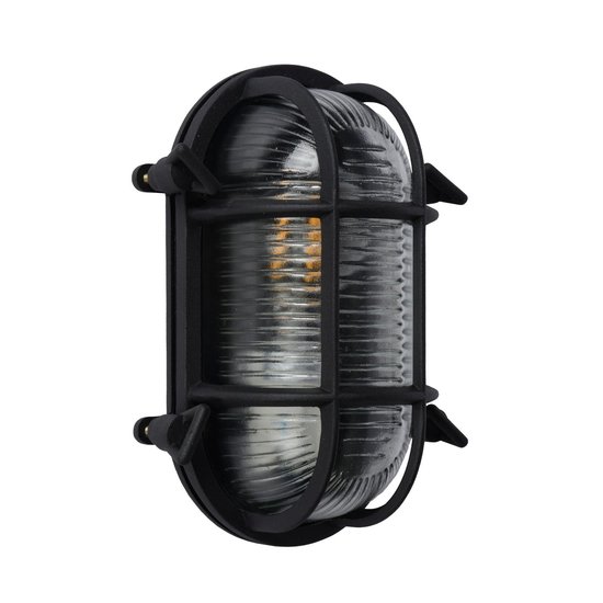Modern with a refined design outdoor wall lamp E27 IP44 black