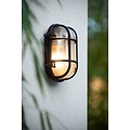 Modern with a refined design outdoor wall lamp E27 IP44 black