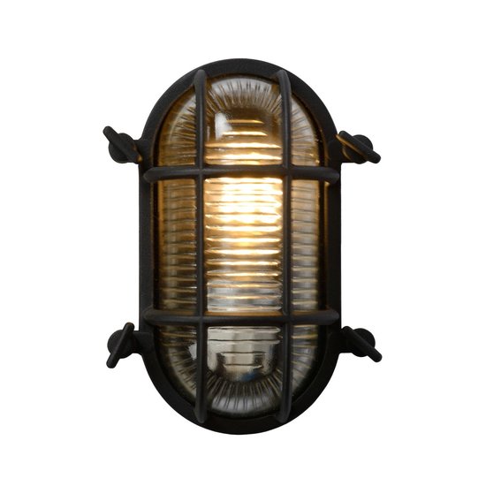 Modern with a refined design outdoor wall lamp E27 IP44 black