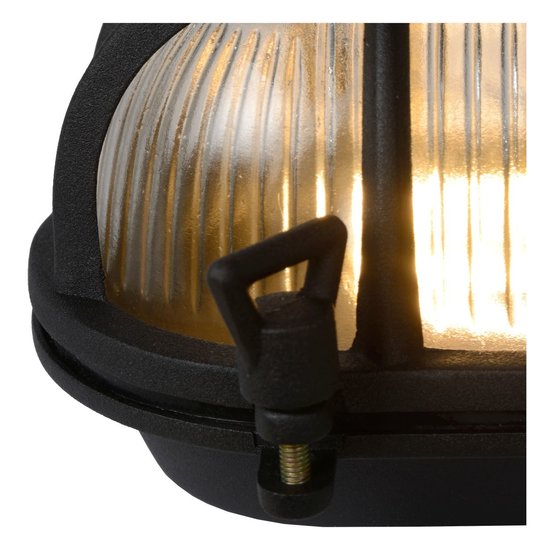 Modern with a refined design outdoor wall lamp E27 IP44 black
