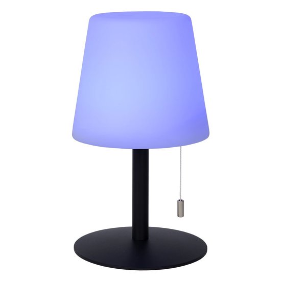 Einfache originelle Tischlampe mit verschiedenen RGB-Farben