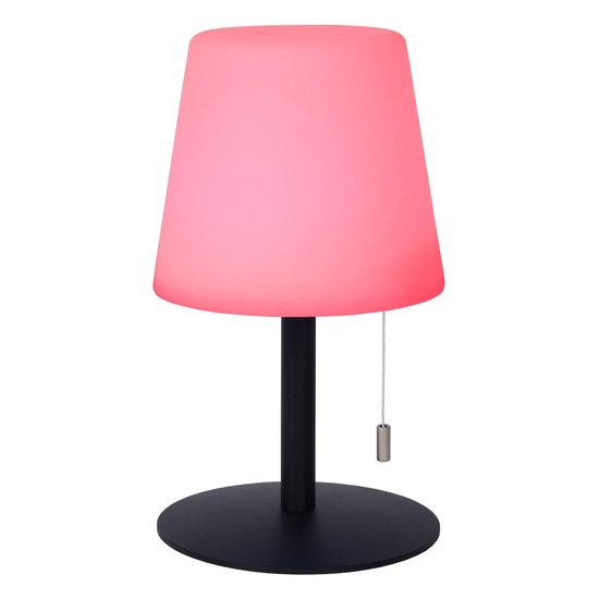 Einfache originelle Tischlampe mit verschiedenen RGB-Farben