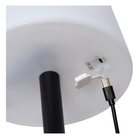 Einfache originelle Tischlampe mit verschiedenen RGB-Farben