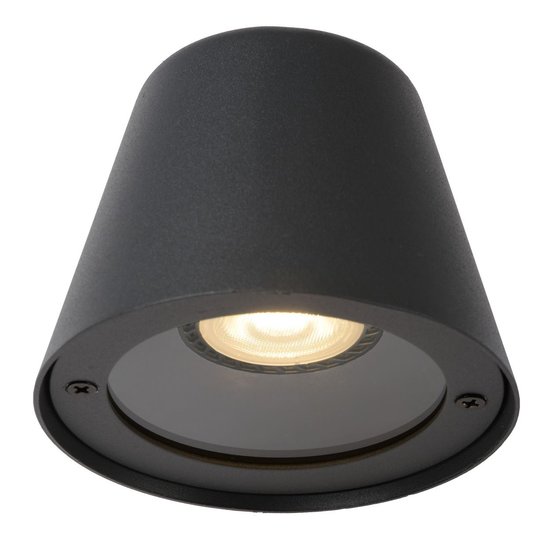 Modern outdoor wall lamp anthracite GU10 incl
