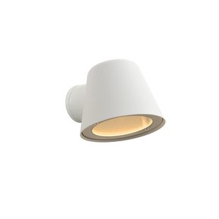 Moderne wandlamp buiten wit GU10 incl