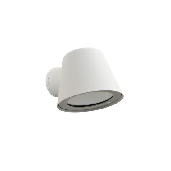 Moderne wandlamp buiten wit GU10 incl
