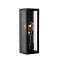 Aplique de exterior clásico negro atemporal E27 IP65