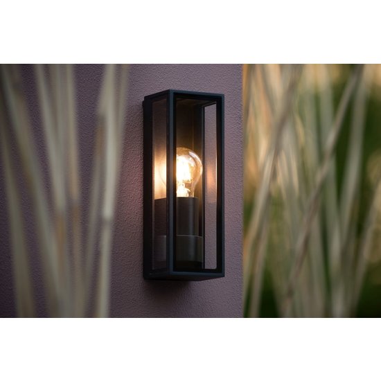 Applique d'extérieur classique noire intemporelle E27 IP65
