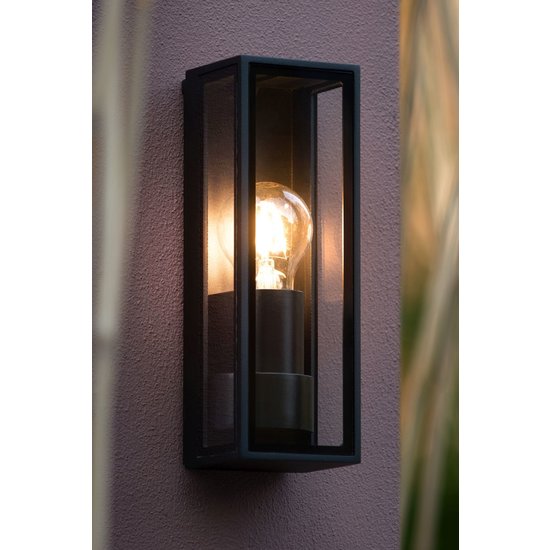 Applique d'extérieur classique noire intemporelle E27 IP65