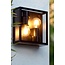 Lámpara doble de pared o techo clásica, elegante y atemporal IP65 negro