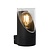 Modern cylindrical outdoor wall lamp 9 cm Ø E27 IP65 black