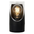 Moderne zylindrische Außenwandleuchte 9 cm Ø E27 IP65 schwarz