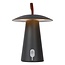 Dimmable table lamp rechargeable for terrace anthracite