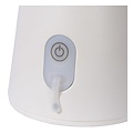 Dimmable table lamp rechargeable for terrace white