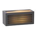 Aplique de exterior rectangular E27 IP54 antracita