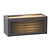 Aplique de exterior rectangular E27 IP54 antracita