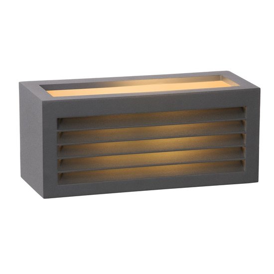 Rectangular outdoor wall lamp E27 IP54 anthracite