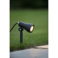 Black garden spotlight on tripod with 5w GU10 including IP54 black