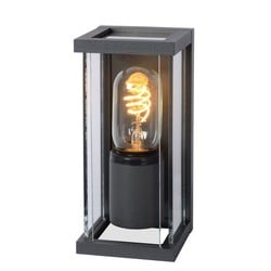 Subtle, elegant outdoor wall lamp E27 IP54 anthracite