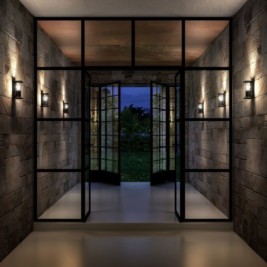 Applique d'extérieur subtile et élégante E27 IP54 anthracite