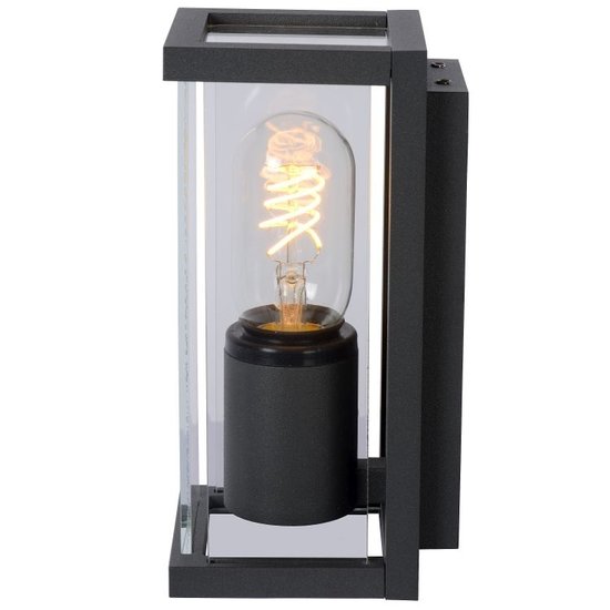 Fijnzinnig, sierlijk wandlamp buiten E27 IP54 antraciet