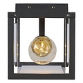 Subtle, elegant outdoor wall lamp E27 IP54 anthracite
