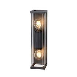 Subtle, elegant outdoor wall lamp 2xE27 IP54 anthracite