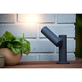 Surface mounted spot tiltable for outside 1x5W 3000K IP65 anthracite