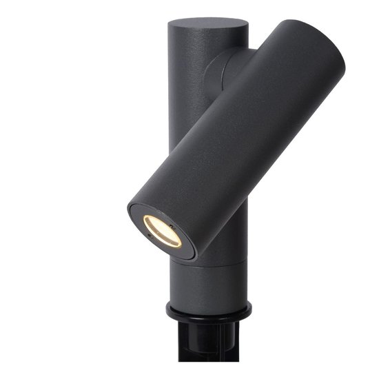 Easily tiltable garden spotlight 1x5W 3000K IP65 anthracite