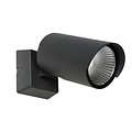 Cilinder krachtige wandspot 1x13W 3000K IP65 antraciet
