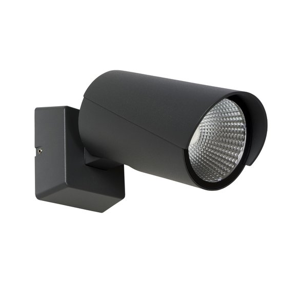 Cylinder powerful wall spotlight 1x13W 3000K IP65 anthracite