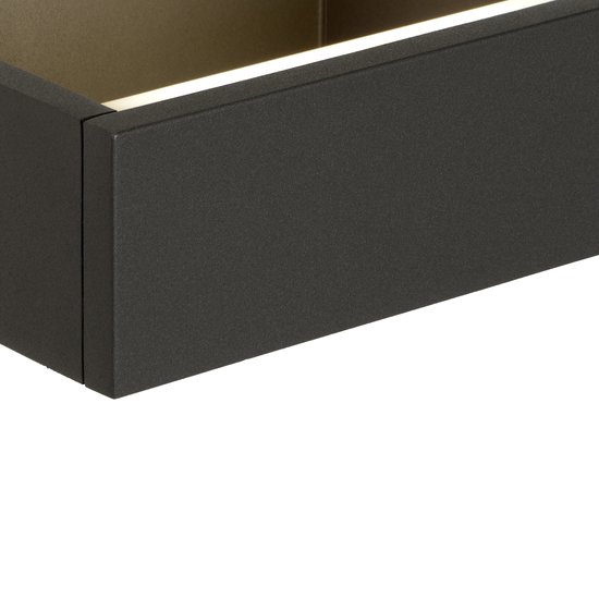 Aplique de exterior cubista LED 1x10W 3000K IP54 antracita