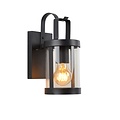 Modern and contemporary outdoor wall lamp E27 IP23 black