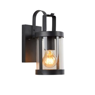 Modern and contemporary outdoor wall lamp E27 IP23 black