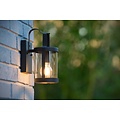 Modern and contemporary outdoor wall lamp E27 IP23 black