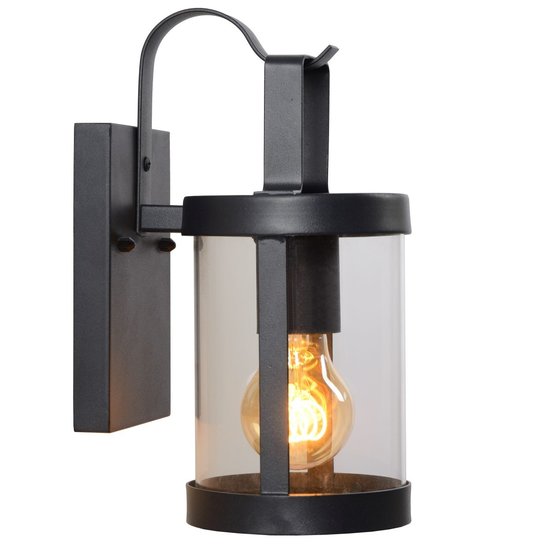 Modern and contemporary outdoor wall lamp E27 IP23 black