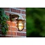 Rural wall lamp with plexiglass for outdoor E27 IP44 matt gold/brass