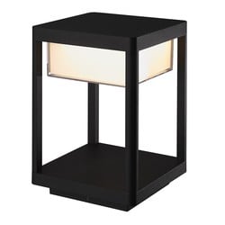 Fantasia NERES terraslamp paal 23,5 cm, zwart, 9W LED