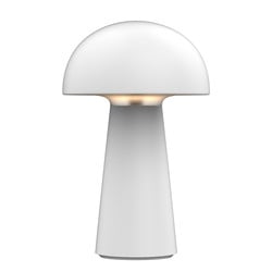 Fantasia Boleto lampe de table LED rechargeable IP44 blanc mat