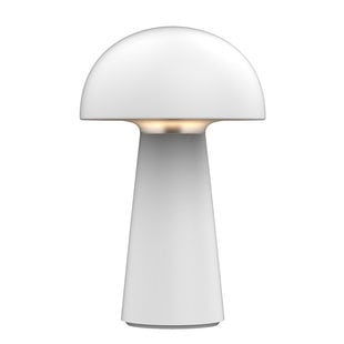 Boleto LED Tischlampe aufladbar dimmbar IP44 mattweiß