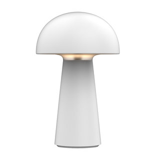 Fantasia Boleto oplaadbare LED tafellamp IP44 mat wit dimbaar