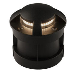 Black waterproof path lighting IP67 with 4 light outputs