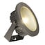 Fantasia Summit spot de sol avec COB LED 20W, 1600 lumens, 3000K blanc chaud, IP67 étanche, gris aluminium