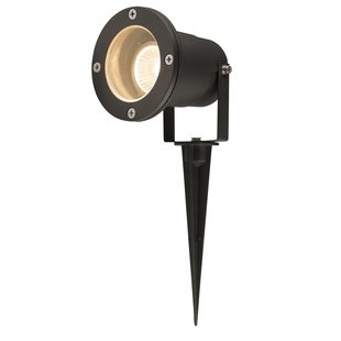 Spot de terre noir facile à installer IP65 avec GU10