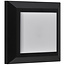 Fantasia NOKI aplique cuadrado negro IP65 - LED SMD integrado 3W 290lm 3000K para exterior