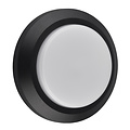 Simple round black wall spotlight and ceiling IP65 3Watt
