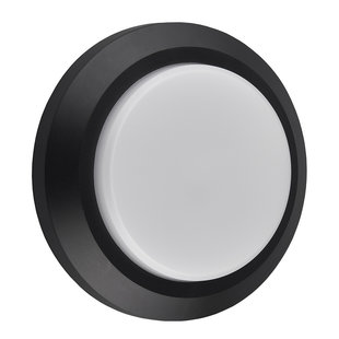 Fantasia NOKI wall light round black IP65 SMD LED 3W