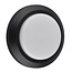 Simple round black wall spotlight and ceiling IP65 3Watt